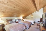 Mammoth Condo Rental Snowflower 37- Second Bedroom has a Queen Size Bed 